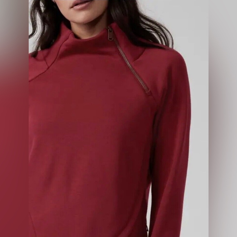 Athleta Women’s Cozy Karma Pullover in Decadent Red Size L